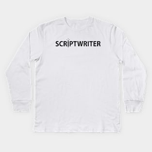 Scriptwriter Kids Long Sleeve T-Shirt